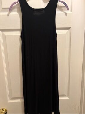 Mossimo Supply Co. Black Sleeveless Midi Tank Dress